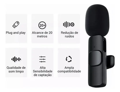 Micrófono Inalámbrico Conexión Tipo C
